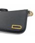 中古・古着 DELVAUX (デルヴォー) ヴァガボンド ジップド カードホルダー ブラック：43000円