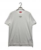 DIESELディーゼル）の古着「オーバルDロゴTシャツ」｜ホワイト