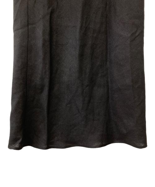 SACRA（サクラ）SACRA (サクラ) RUSTIC LINEN SKIRT ブラック サイズ:36の古着・服飾アイテム