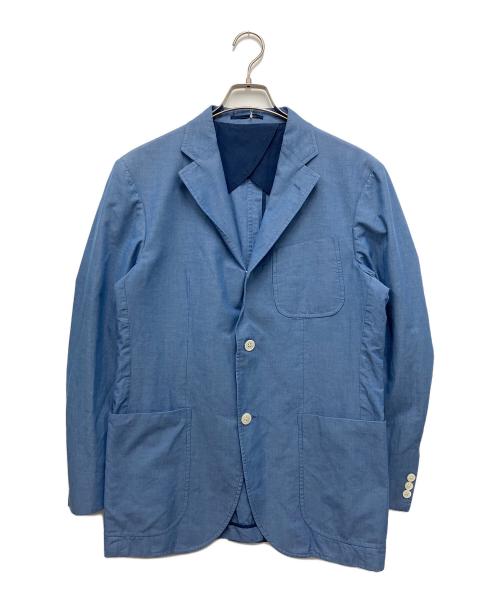 J.PRESS（ジェイプレス）J.PRESS (ジェイプレス) テーラードジャケット ブルー サイズ:XLの古着・服飾アイテム