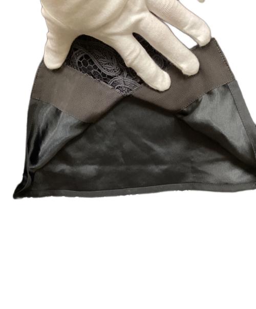 ANAYI（アナイ）ANAYI (アナイ) ペイズリーケミカルレースタイトスカート グレー サイズ:34の古着・服飾アイテム