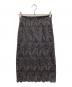 ANAYI（アナイ）の古着「ペイズリーケミカルレースタイトスカート」｜グレー