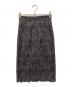 ANAYI (アナイ) ペイズリーケミカルレースタイトスカート グレー サイズ:34：7000円