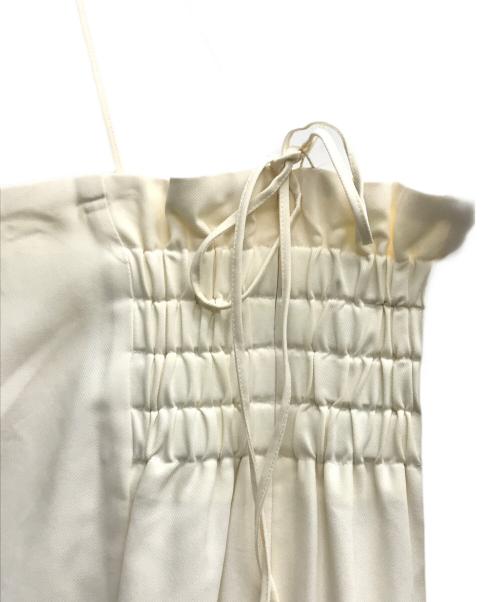 FRAY ID（フレイ アイディー）FRAY ID (フレイ アイディー) カッティングデザインハイウエストスカート アイボリー サイズ:1の古着・服飾アイテム