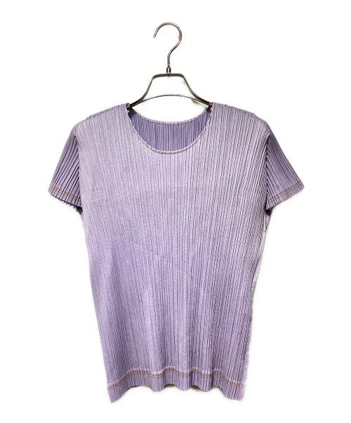 PLEATS PLEASE（プリーツプリーズ）PLEATS PLEASE (プリーツプリーズ) 15TH ROPPONGI プリーツトップ パープル サイズ:Sの古着・服飾アイテム