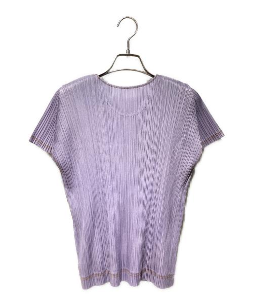 PLEATS PLEASE（プリーツプリーズ）PLEATS PLEASE (プリーツプリーズ) 15TH ROPPONGI プリーツトップ パープル サイズ:Sの古着・服飾アイテム