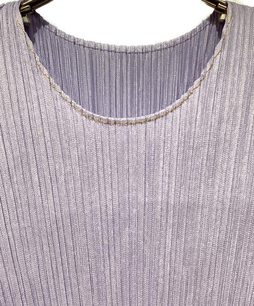 PLEATS PLEASE（プリーツプリーズ）PLEATS PLEASE (プリーツプリーズ) 15TH ROPPONGI プリーツトップ パープル サイズ:Sの古着・服飾アイテム