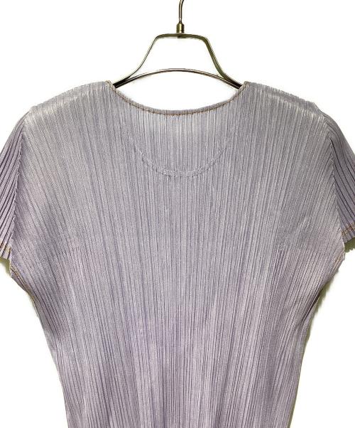 PLEATS PLEASE（プリーツプリーズ）PLEATS PLEASE (プリーツプリーズ) 15TH ROPPONGI プリーツトップ パープル サイズ:Sの古着・服飾アイテム