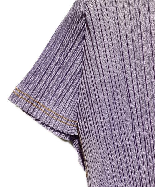 PLEATS PLEASE（プリーツプリーズ）PLEATS PLEASE (プリーツプリーズ) 15TH ROPPONGI プリーツトップ パープル サイズ:Sの古着・服飾アイテム