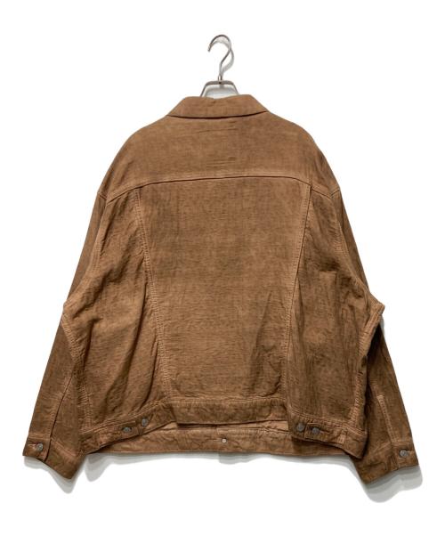 LEVI'S（リーバイス）LEVI'S (リーバイス) stussy (ステューシー) JACQUARD トラッカージャケット ブラウン サイズ:XXLの古着・服飾アイテム