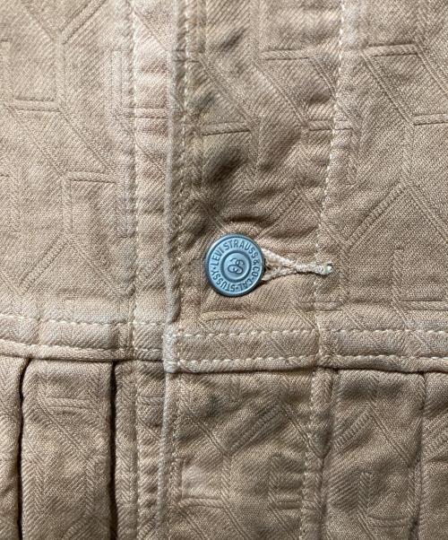 LEVI'S（リーバイス）LEVI'S (リーバイス) stussy (ステューシー) JACQUARD トラッカージャケット ブラウン サイズ:XXLの古着・服飾アイテム