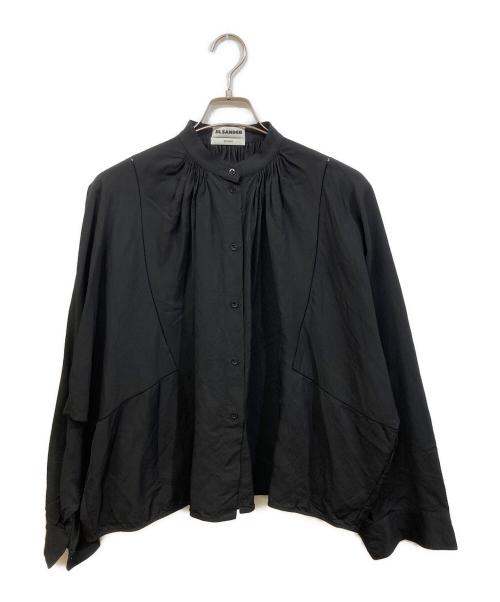 JIL SANDER（ジルサンダー）JIL SANDER (ジルサンダー) ボクシーシェイプシャツ ブラック サイズ:36の古着・服飾アイテム