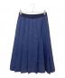 GUCCI (グッチ) プリーツスカート　419425 ネイビー サイズ:42 未使用品：16000円