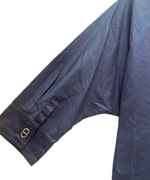 HERMES（エルメス）HERMES (エルメス) 23SS シェーヌダンクル ボタン シャツワンピース ネイビー サイズ:40の古着・服飾アイテム