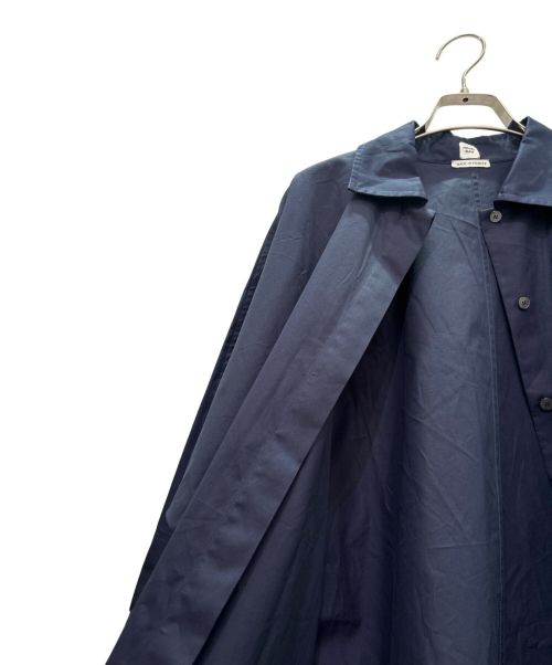 HERMES（エルメス）HERMES (エルメス) 23SS シェーヌダンクル ボタン シャツワンピース ネイビー サイズ:40の古着・服飾アイテム