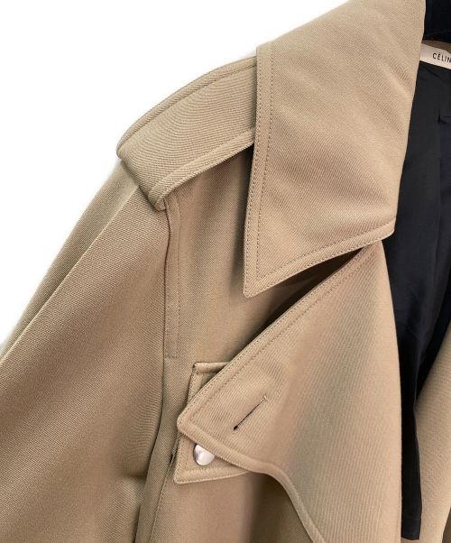CELINE（セリーヌ）CELINE (セリーヌ) ベルトデザイントレンチコート ベージュ サイズ:38の古着・服飾アイテム