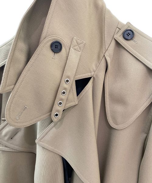 CELINE（セリーヌ）CELINE (セリーヌ) ベルトデザイントレンチコート ベージュ サイズ:38の古着・服飾アイテム