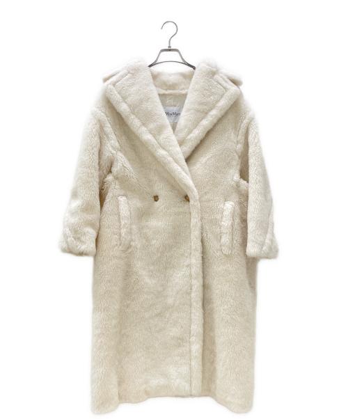 MaxMara（マックスマーラ）MaxMara (マックスマーラ) テッドガール テディベア アルパカ ウール コート オフホワイト サイズ:Sの古着・服飾アイテム