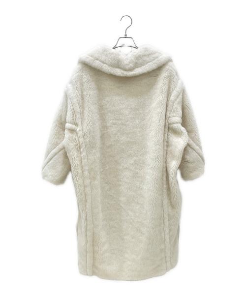 MaxMara（マックスマーラ）MaxMara (マックスマーラ) テッドガール テディベア アルパカ ウール コート オフホワイト サイズ:Sの古着・服飾アイテム