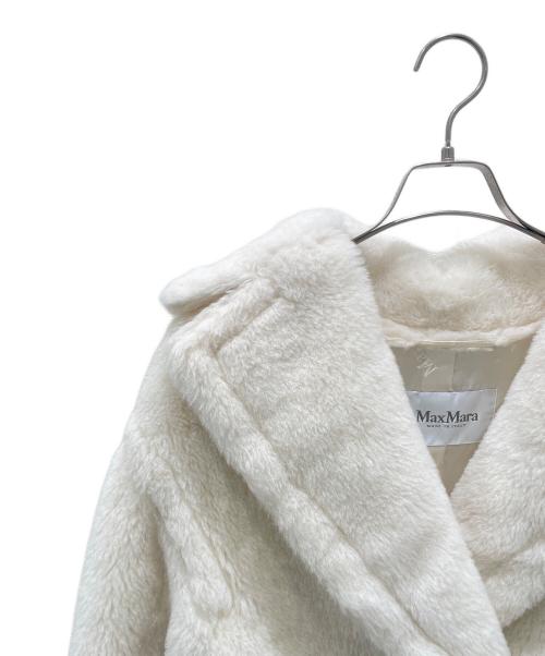 MaxMara（マックスマーラ）MaxMara (マックスマーラ) テッドガール テディベア アルパカ ウール コート オフホワイト サイズ:Sの古着・服飾アイテム