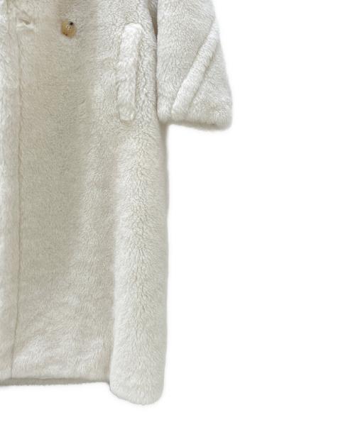 MaxMara（マックスマーラ）MaxMara (マックスマーラ) テッドガール テディベア アルパカ ウール コート オフホワイト サイズ:Sの古着・服飾アイテム