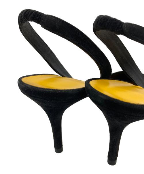 Manolo Blahnik（マノロブラニク）Manolo Blahnik (マノロブラニク) スリングバックパンプス ブラック サイズ:37　2/1の古着・服飾アイテム