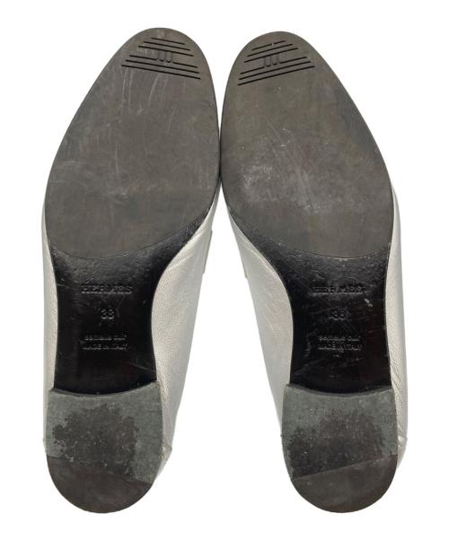 HERMES（エルメス）HERMES (エルメス) コンスタンスローファー シルバー サイズ:38の古着・服飾アイテム