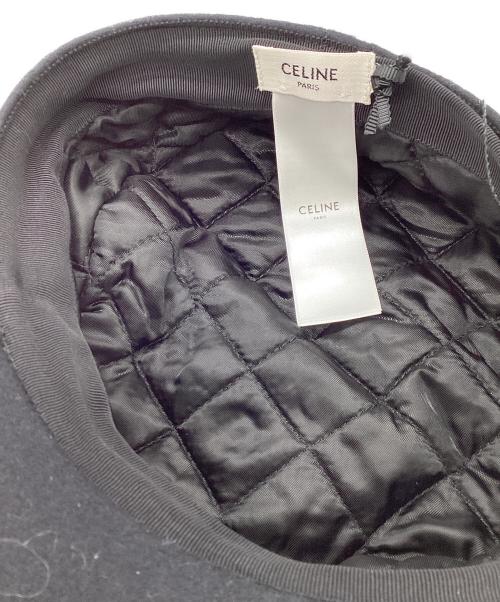 CELINE（セリーヌ）CELINE (セリーヌ) トリオンフ セーラーキャップ ダークネイビー サイズ:58の古着・服飾アイテム