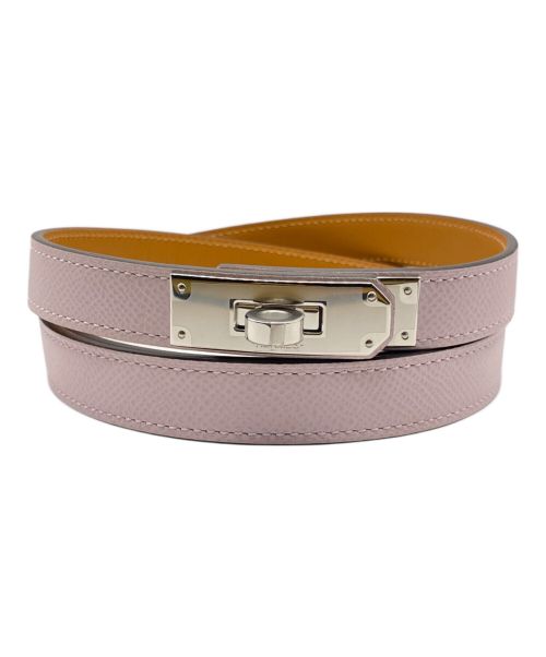 HERMES（エルメス）HERMES (エルメス) ケリーベルト18 ピンク サイズ:18 未使用品の古着・服飾アイテム