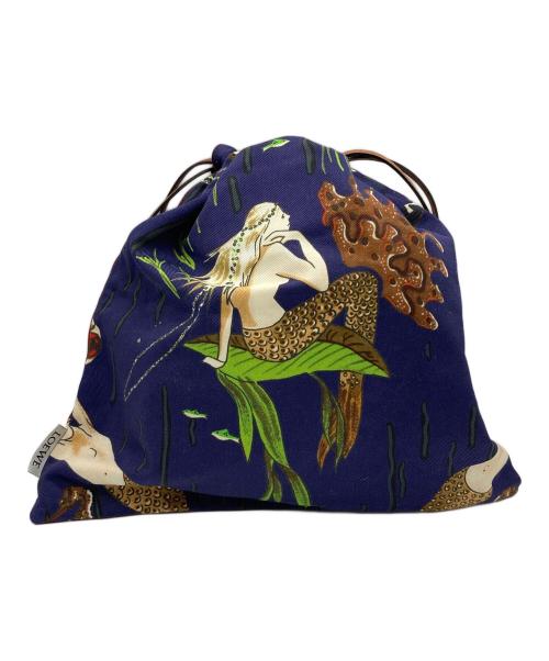 LOEWE（ロエベ）LOEWE (ロエベ) Paula's Ibiza (パウラズ・イビザ) 巾着ポーチ 692009の古着・服飾アイテム