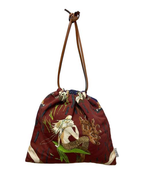 LOEWE（ロエベ）LOEWE (ロエベ) Paula's Ibiza (パウラズ・イビザ) 巾着ポーチ 692009の古着・服飾アイテム