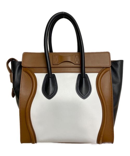CELINE（セリーヌ）CELINE (セリーヌ) luggage micro/hand bag (ラゲージマイクロ/ハンドバッグ)の古着・服飾アイテム