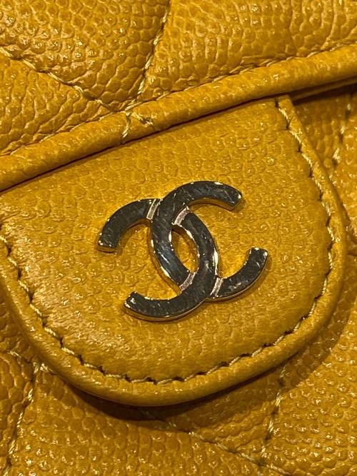 CHANEL（シャネル）CHANEL (シャネル) チェーンショルダーウォレット イエローの古着・服飾アイテム