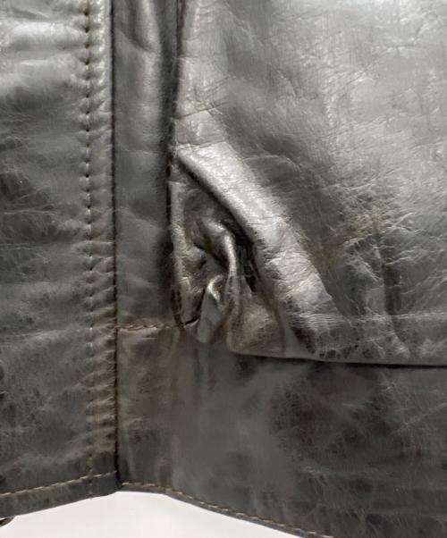 BELSTAFF（ベルスタッフ）BELSTAFF (ベルスタッフ) Leather Brad Jacket ブラック サイズ:Sの古着・服飾アイテム