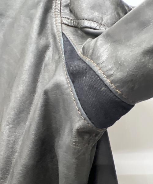 BELSTAFF（ベルスタッフ）BELSTAFF (ベルスタッフ) Leather Brad Jacket ブラック サイズ:Sの古着・服飾アイテム