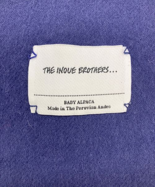 THE INOUE BROTHERS（イノウエブラザーズ）THE INOUE BROTHERS (イノウエブラザーズ) ベビーアルパカマフラー ネイビーの古着・服飾アイテム