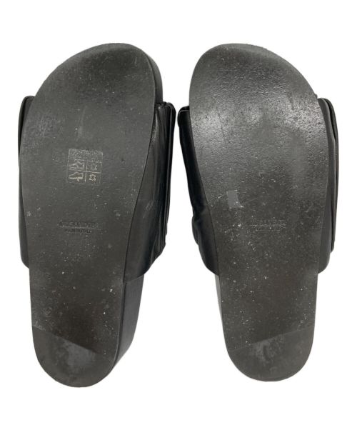 JIL SANDER（ジルサンダー）JIL SANDER (ジルサンダー) SLIDES SANDAL ブラック サイズ:23cm(36)の古着・服飾アイテム