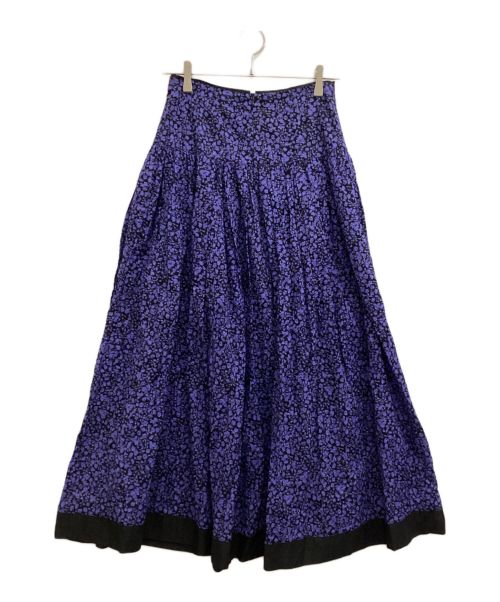 Rouge vif（ルージュヴィフ）Rouge vif (ルージュヴィフ) ミラクルウェーブマキシスカート ブルー サイズ:36の古着・服飾アイテム