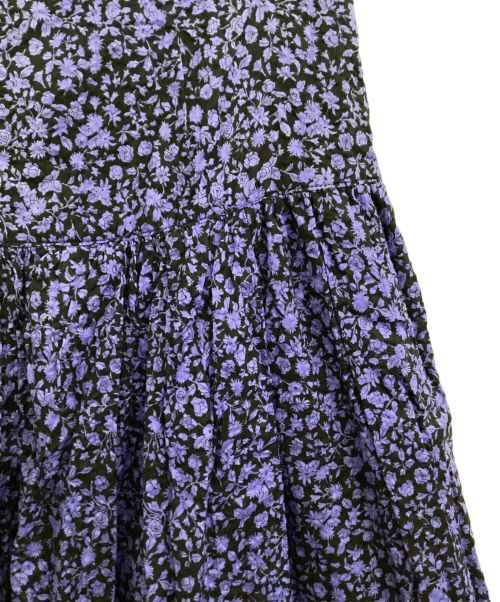 Rouge vif（ルージュヴィフ）Rouge vif (ルージュヴィフ) ミラクルウェーブマキシスカート ブルー サイズ:36の古着・服飾アイテム