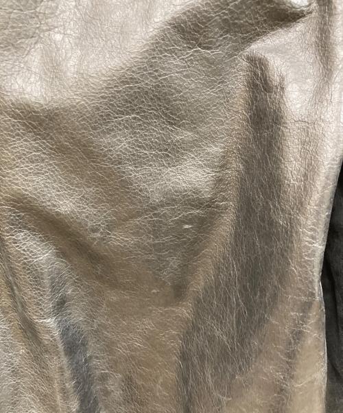 MAISON SPECIAL（メゾンスペシャル）MAISON SPECIAL (メゾンスペシャル) Buffalo Leather Single Riders Jacket ブラックの古着・服飾アイテム