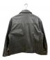 MAISON SPECIAL (メゾンスペシャル) Buffalo Leather Single Riders Jacket ブラック：19000円