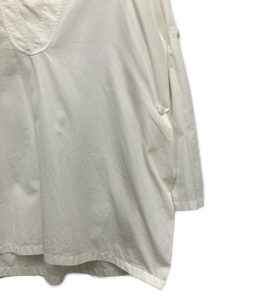 HERMES（エルメス）HERMES (エルメス) プルオーバーシャツ ホワイト サイズ:40の古着・服飾アイテム