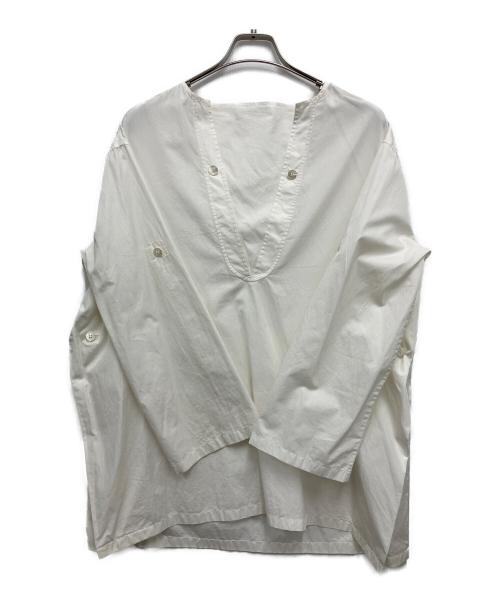 HERMES（エルメス）HERMES (エルメス) プルオーバーシャツ ホワイト サイズ:40の古着・服飾アイテム