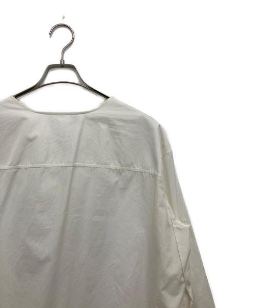 HERMES（エルメス）HERMES (エルメス) プルオーバーシャツ ホワイト サイズ:40の古着・服飾アイテム