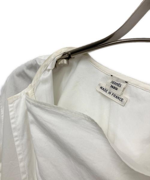 HERMES（エルメス）HERMES (エルメス) プルオーバーシャツ ホワイト サイズ:40の古着・服飾アイテム