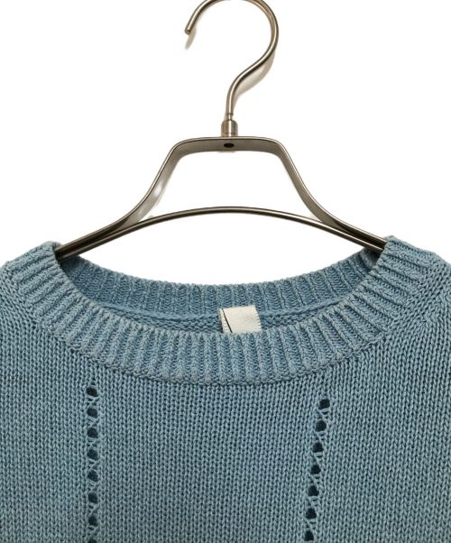 Edwina Horl（エドウィナ ホール）Edwina Horl (エドウィナ ホール) Edwina Horl KNIT ブルー サイズ:Sの古着・服飾アイテム