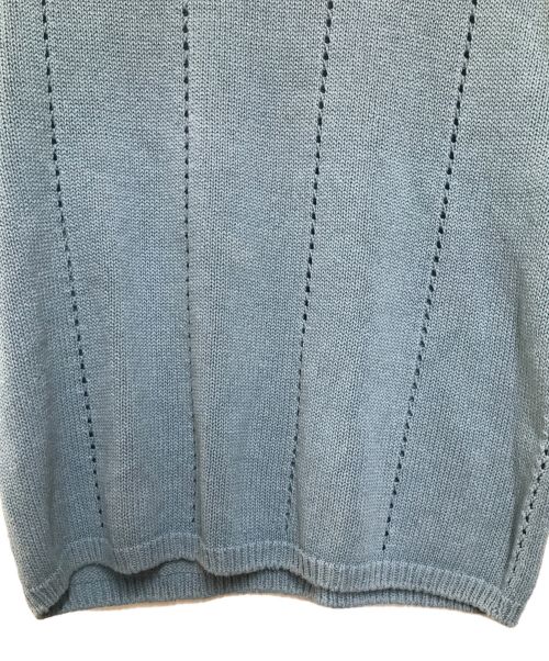 Edwina Horl（エドウィナ ホール）Edwina Horl (エドウィナ ホール) Edwina Horl KNIT ブルー サイズ:Sの古着・服飾アイテム