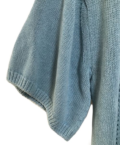 Edwina Horl（エドウィナ ホール）Edwina Horl (エドウィナ ホール) Edwina Horl KNIT ブルー サイズ:Sの古着・服飾アイテム