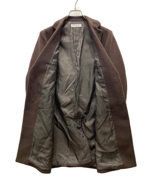 BEAUTY&YOUTH（ビューティーアンドユース）BEAUTY&YOUTH (ビューティーアンドユース) ソリッド メルトン チェスターコート ブラウン サイズ:Sの古着・服飾アイテム