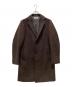 BEAUTY&YOUTH（ビューティーアンドユース）の古着「ソリッド メルトン チェスターコート」｜ブラウン